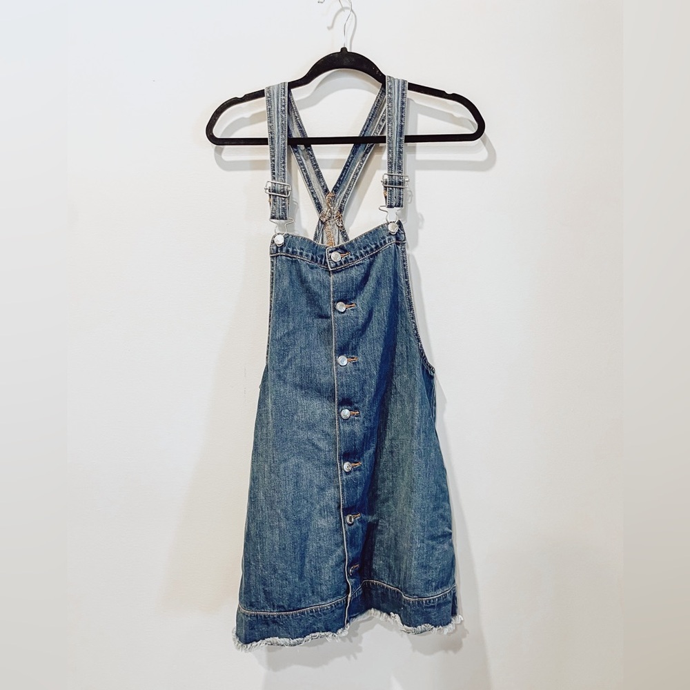 American Eagle Denim Overall Dress